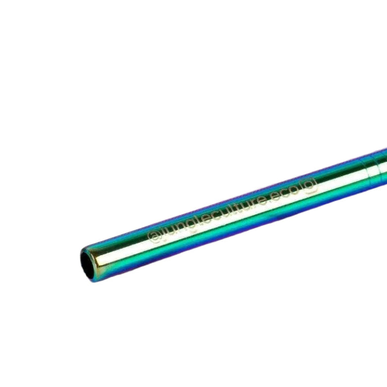 Reusable Rainbow Stainless Steel Straw | 2 Shapes