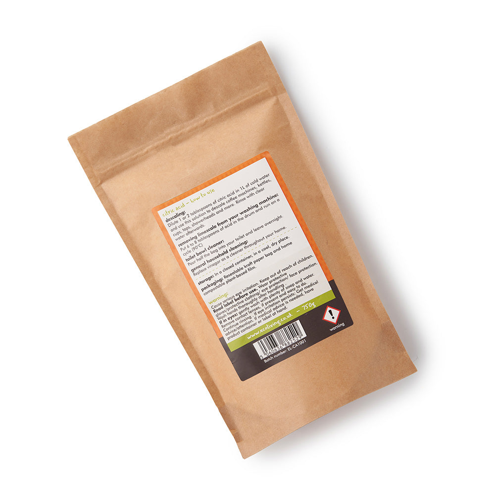 Citric Acid for Cleaning, 750g Bag