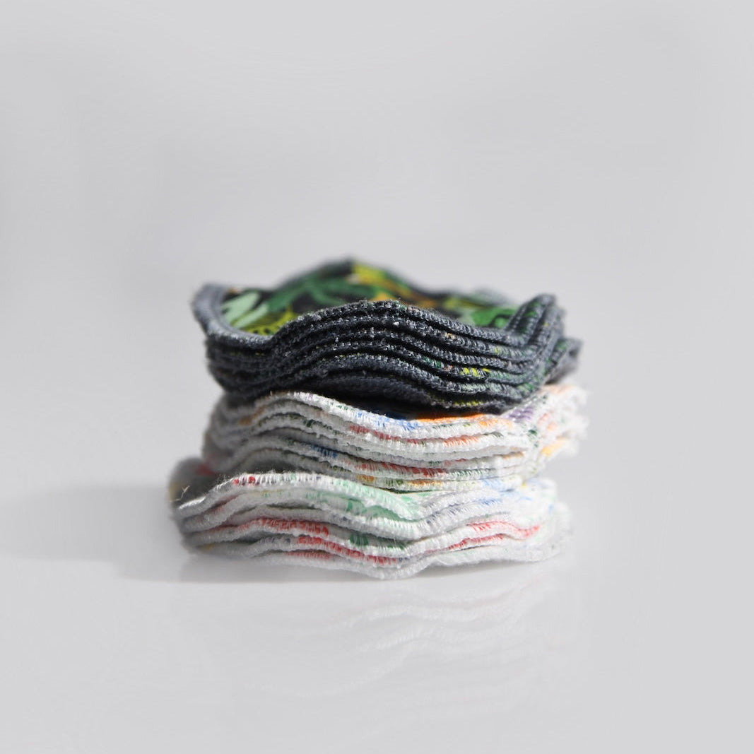 Avocado Handmade Reusable Cotton Make-Up Remover Pads - 6 Pack