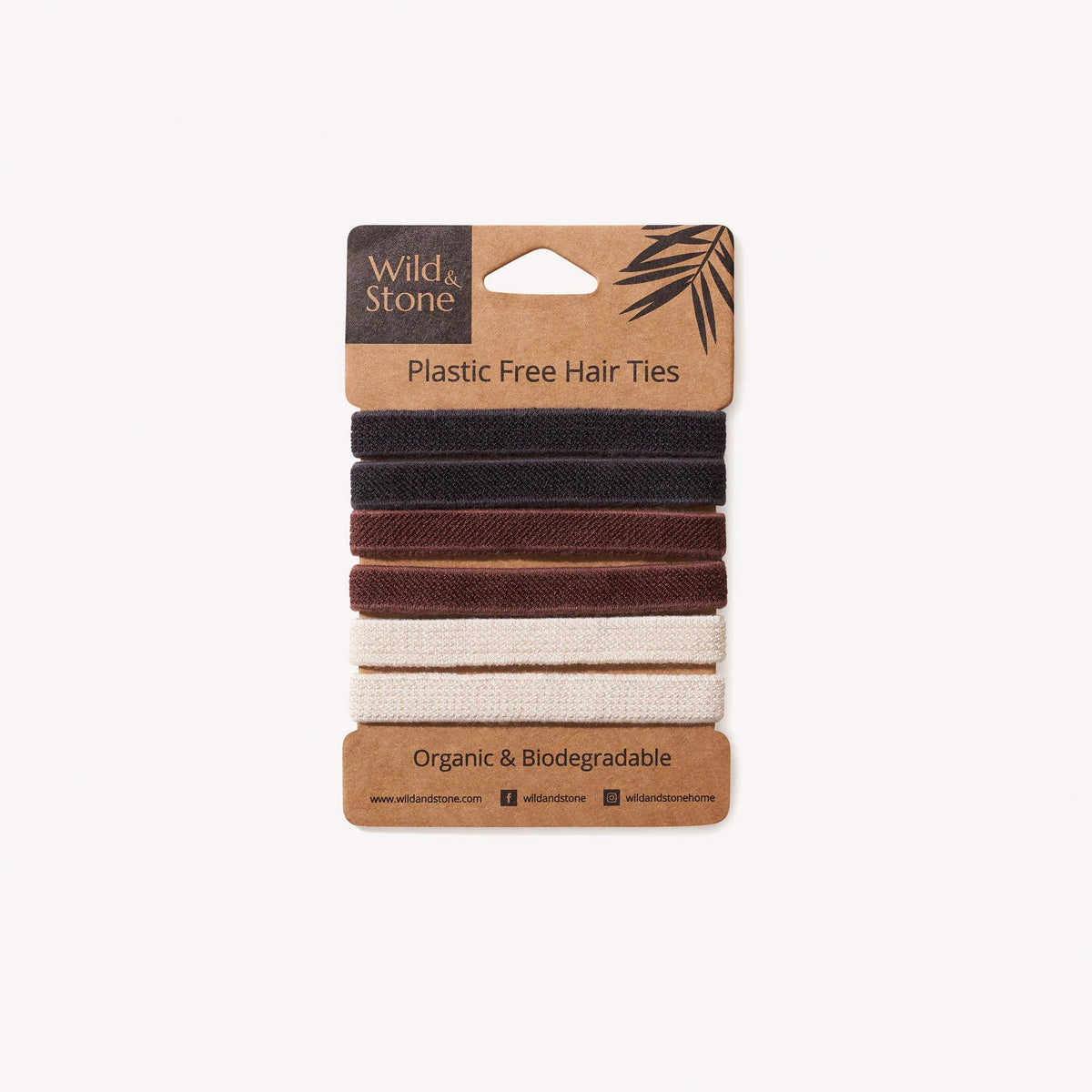 Wild & Stone Organic Plastic-Free Hair Ties