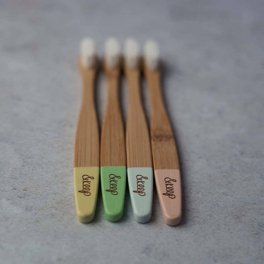 &Keep Children's Bamboo Toothbrushes - Pack of 4