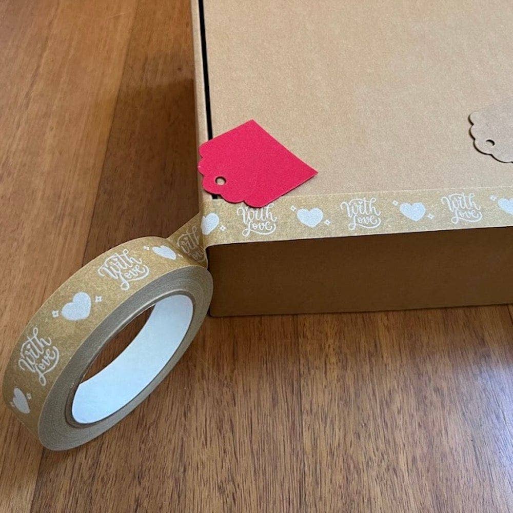 Patterned Biodegradable Paper Tape, 24mm x 50m