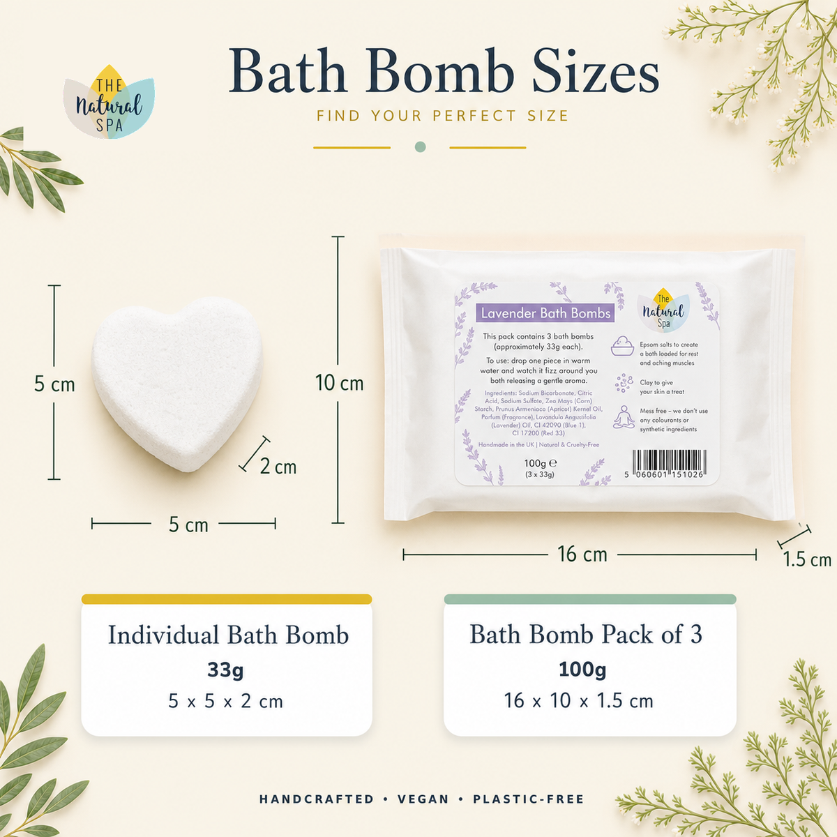 Rose Geranium Aromatherapy Bath Bomb | Natural Relaxing Bath Fizzers for Calm & Rejuvenation | Vegan, Plastic-Free
