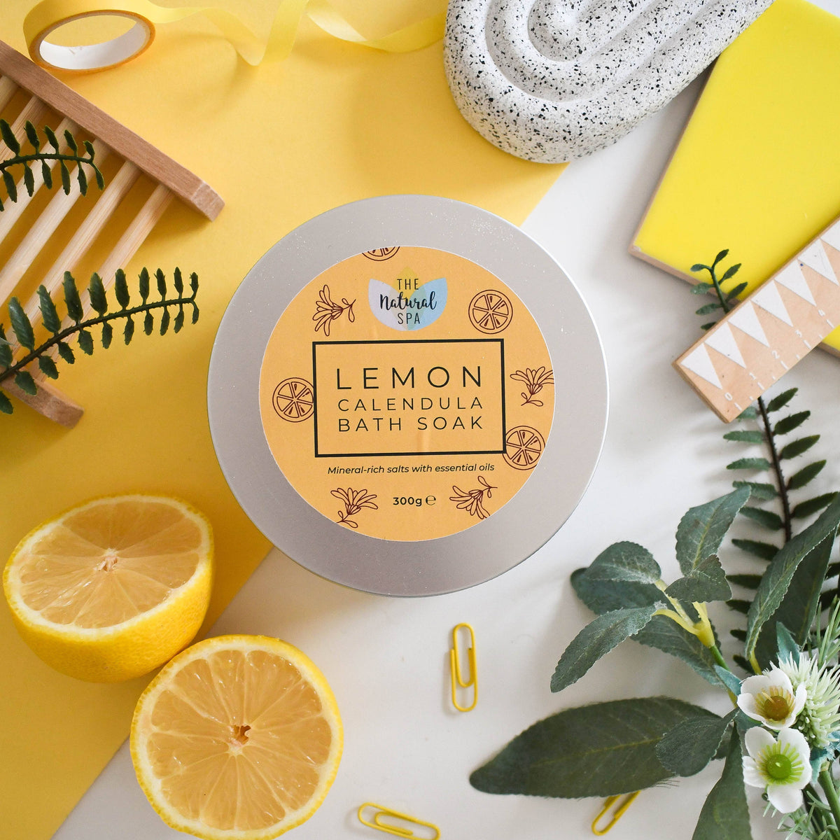 Natural Mineral Bath Salts in a Reusable Tin | The Natural Spa