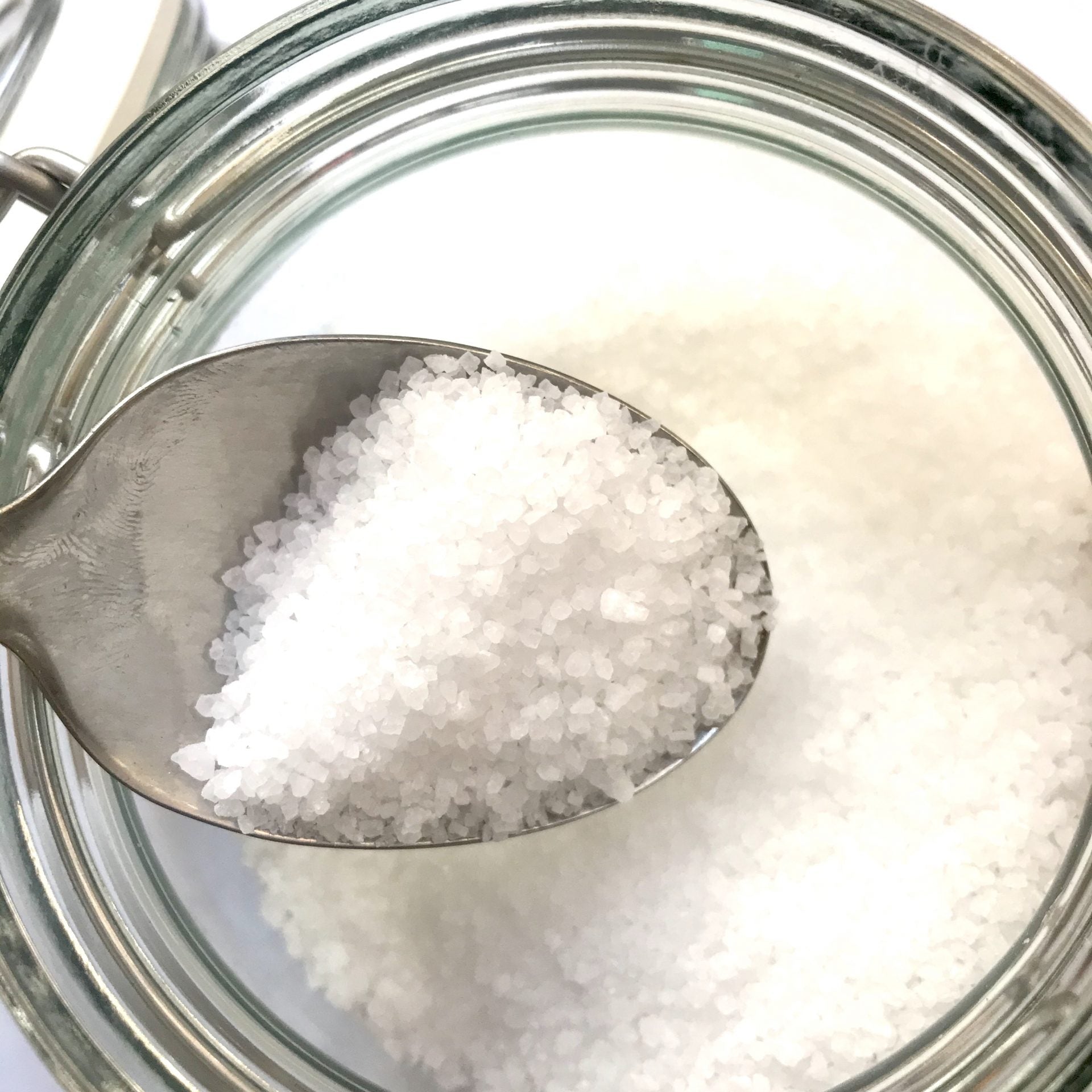 Coarse sea salt, sold per 100g in plastic free packaging!