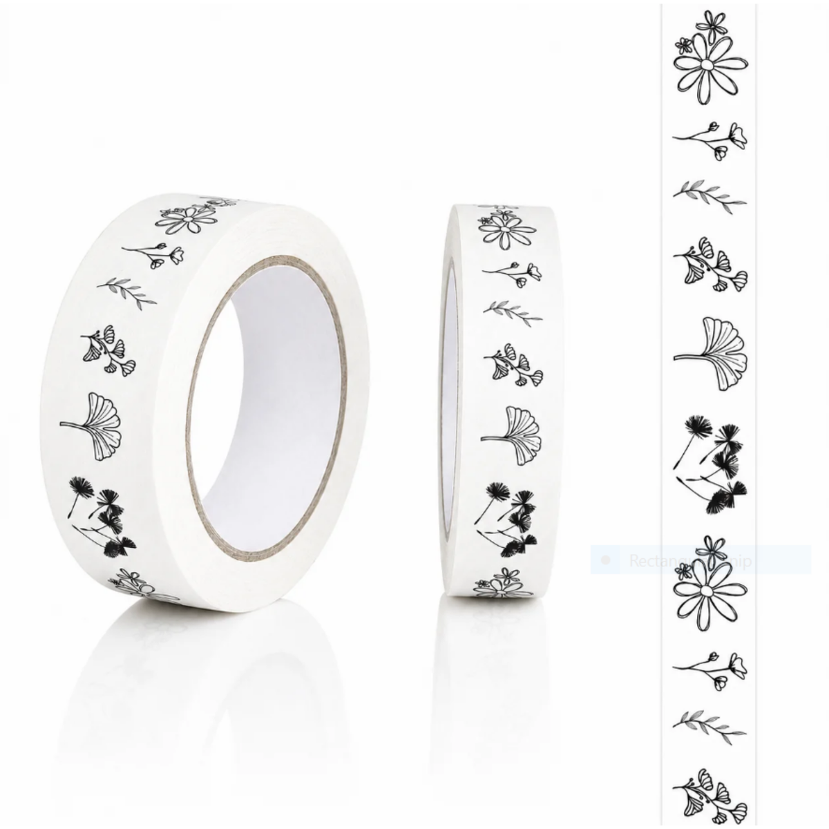 Patterned Biodegradable Paper Tape, 24mm x 50m