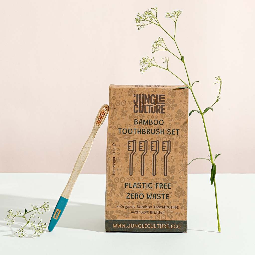 Jungle Culture Bamboo Toothbrushes