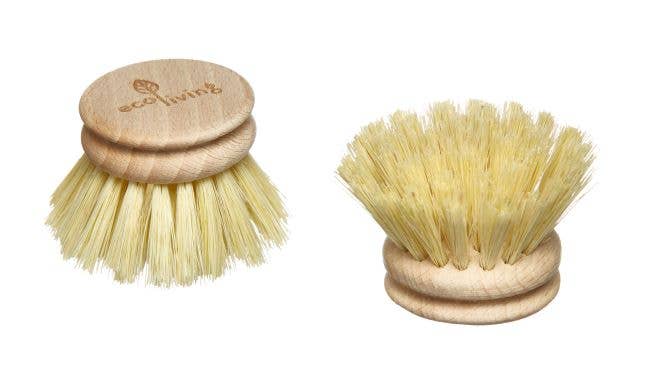 EcoLiving Wooden Dish Brush & Replacement Head