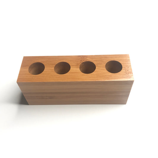Bamboo Four Brush Toothbrush Holder