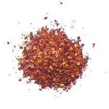 Dried chilli flakes