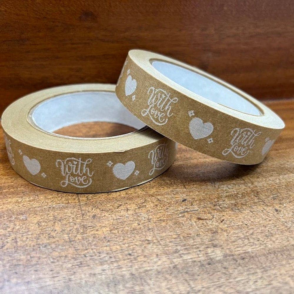 Patterned Biodegradable Paper Tape, 24mm x 50m