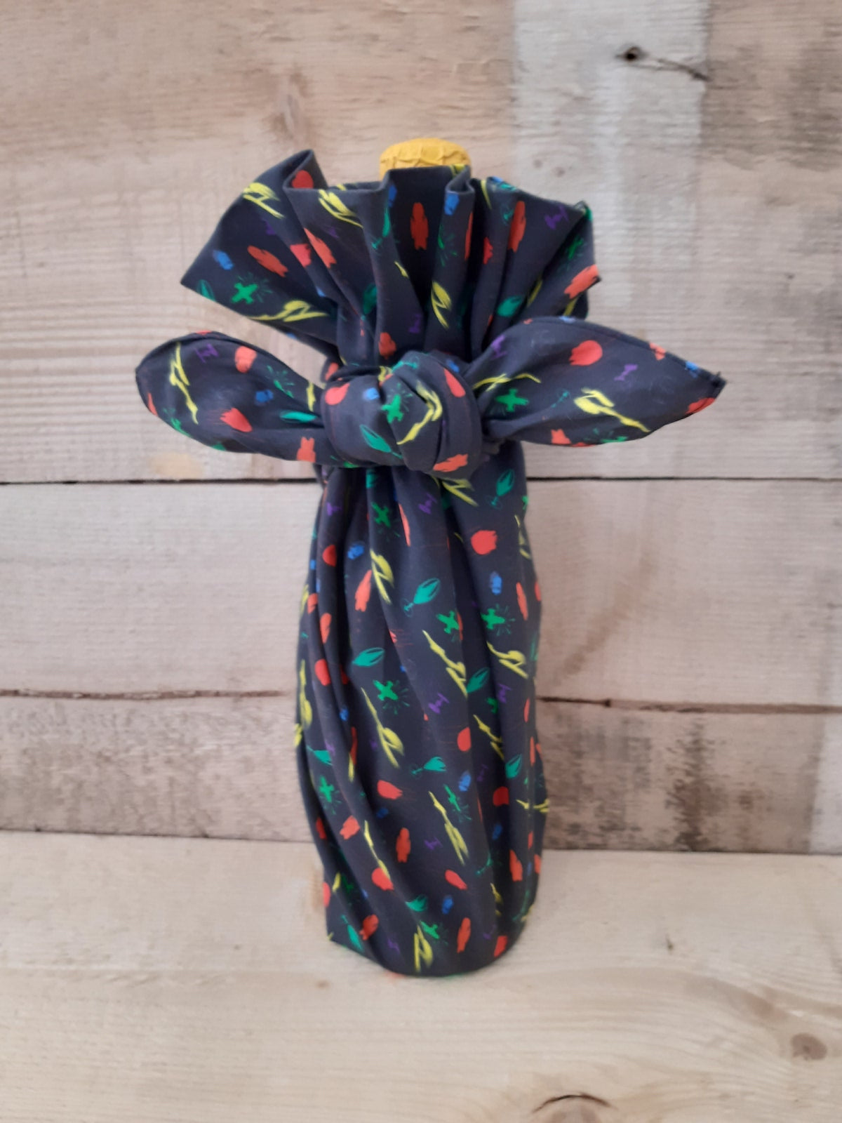 Furoshiki Gift Wrapping Fabric and Patchin Handles