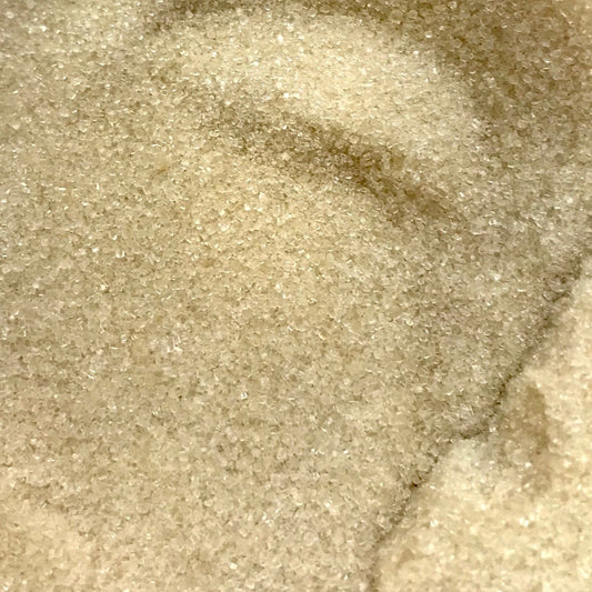 Granulated, unbleached  sugar
