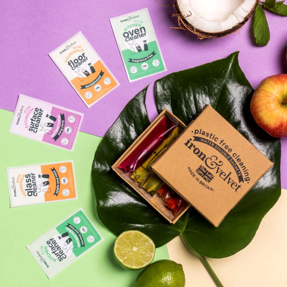 Iron and Velvet Plastic-Free Cleaning Sachets