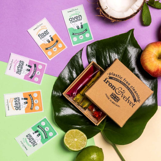 Iron and Velvet Plastic-Free Cleaning Sachets