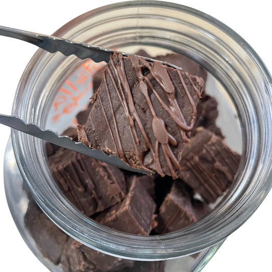 Local vegan fudge in a range of flavours