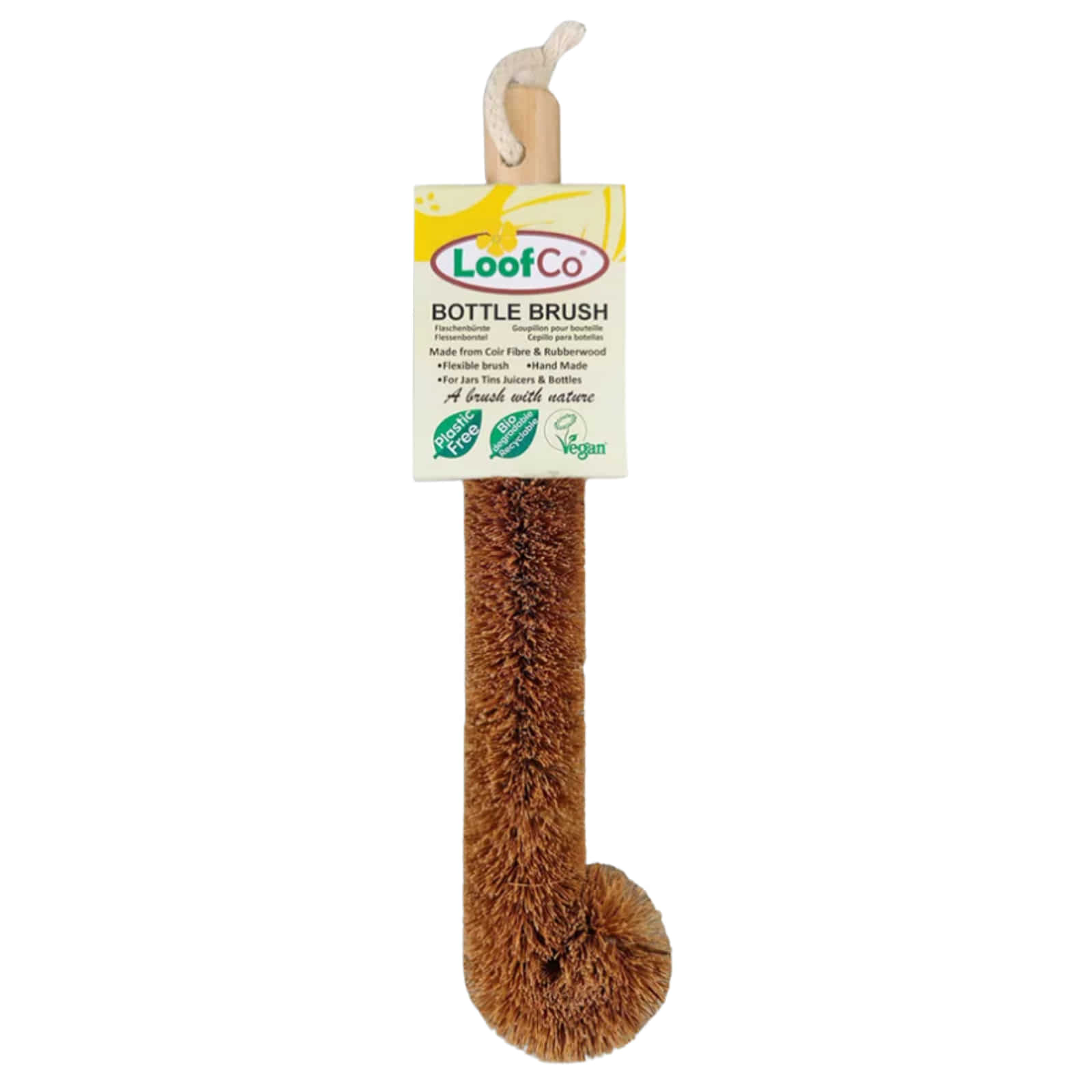 Loofco coconut fibre bottle brush 