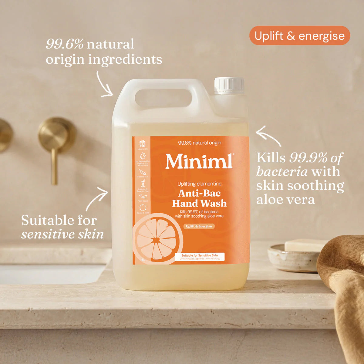 Miniml Hand Wash, per 100g. For In-Store Refill Only