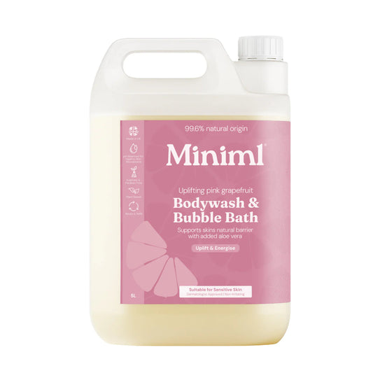 Miniml Body Wash / Bubble Bath, per 100g. For In-Store Refill Only
