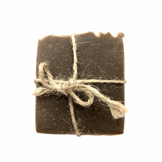 A locally made, shampoo bar, a plastic-free way to shampoo your hair.