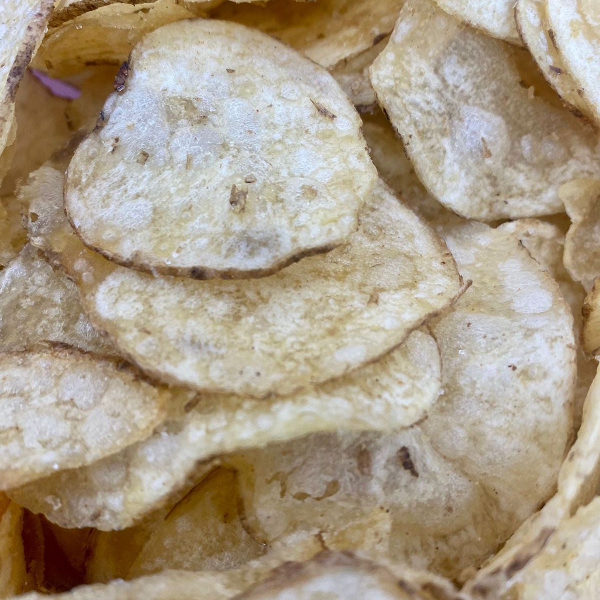 Potato crisps sea salt, per 100g
