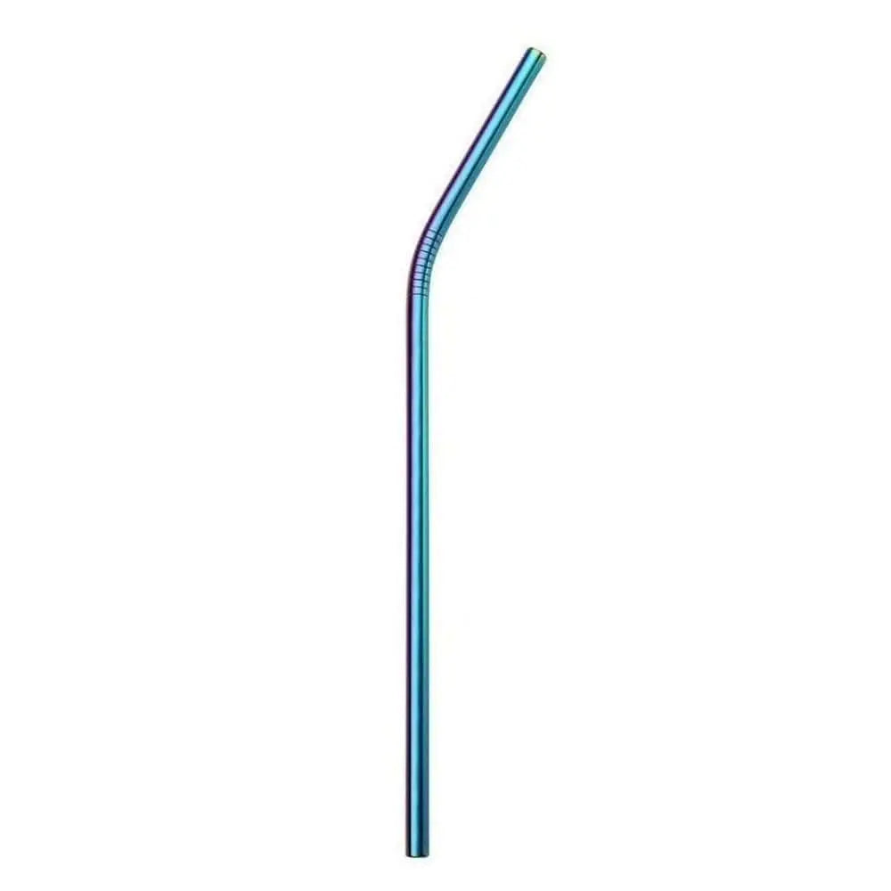 Reusable Rainbow Stainless Steel Straw | 2 Shapes