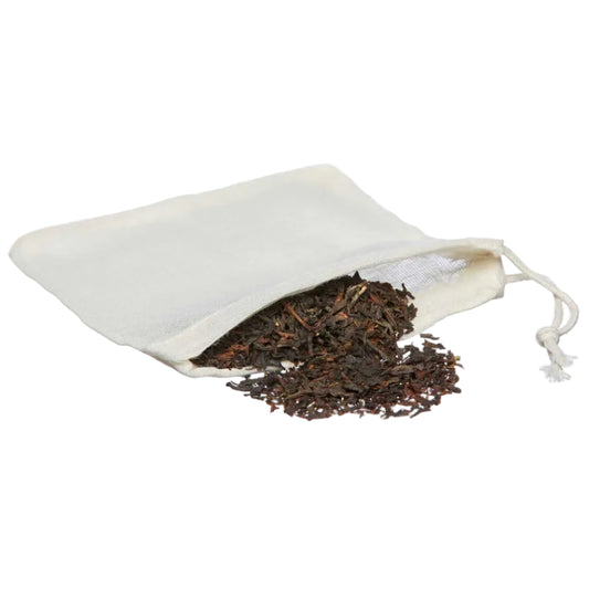 Reusable cotton tea bag 