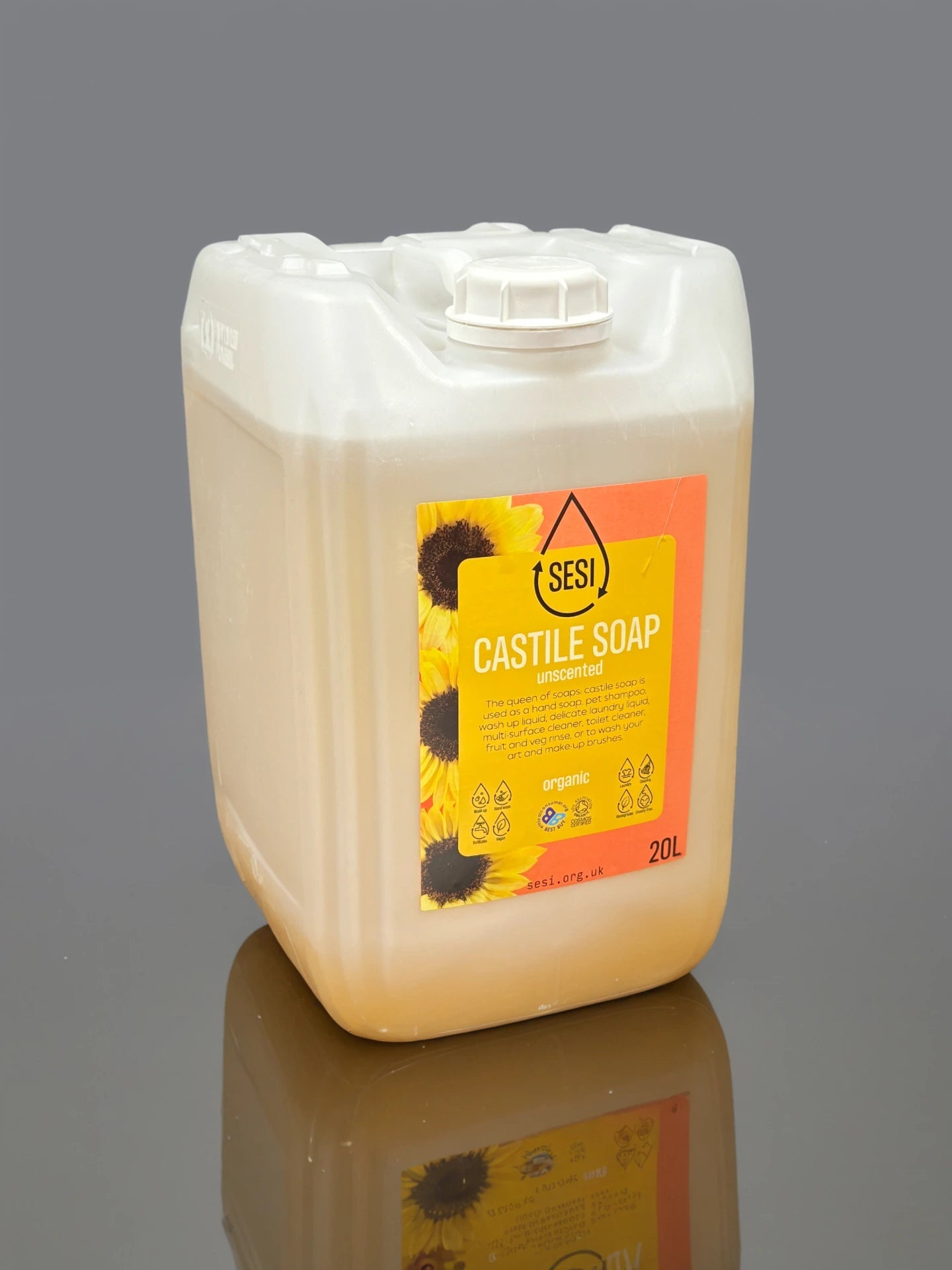 SESI Organic Liquid Castile Soap, per 100g. For In-Store Refill Only