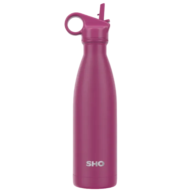Sho reusable water bottle 500ml very berry