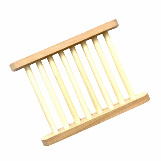 Wooden Slatted Soap Dish