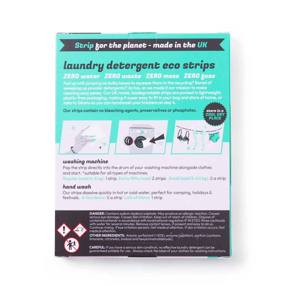 StripWash Laundry Detergent Sheets