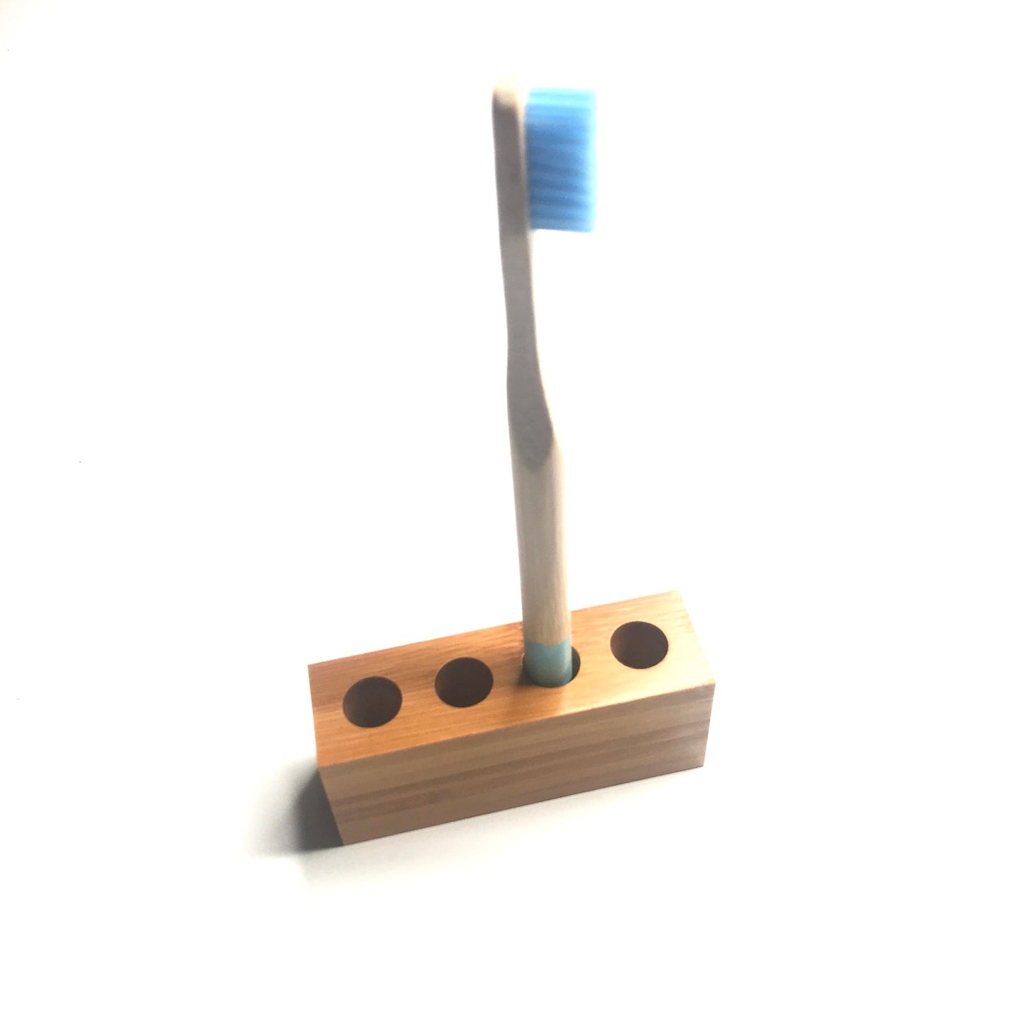 Bamboo Four Brush Toothbrush Holder