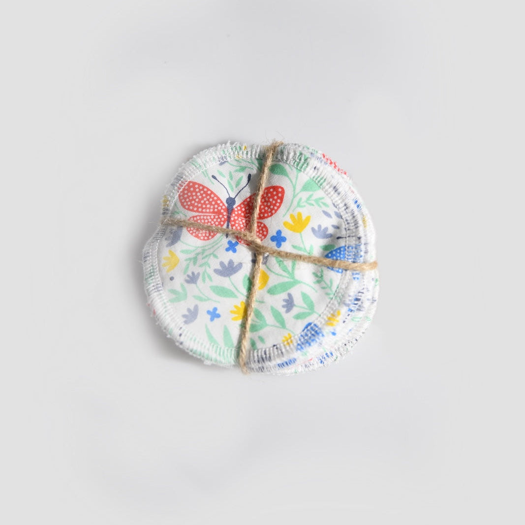 Avocado Handmade Reusable Cotton Make-Up Remover Pads - 6 Pack