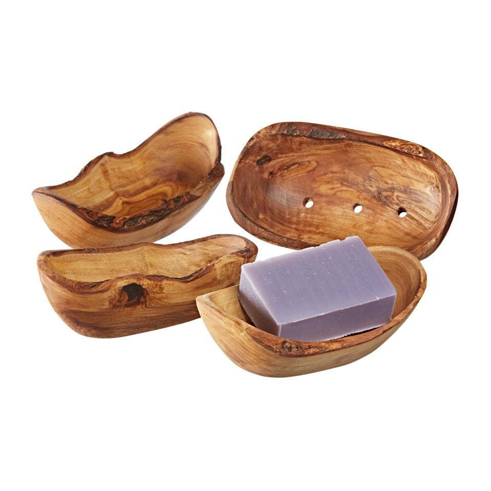 Waste Olive Wood Soap Dish